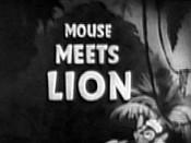 Mouse Meets Lion Cartoon Pictures