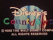 Disney's Countdown Pictures To Cartoon