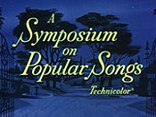A Symposium On Popular Songs Cartoon Picture