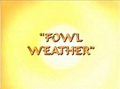 Fowl Weather Picture Into Cartoon