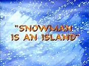 Snowman Is An Island Picture Into Cartoon