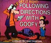 Get it Right: Following Directions With Goofy Picture Of Cartoon