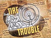 Donald's Tire Trouble Pictures Of Cartoons