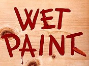 Wet Paint Pictures Of Cartoons