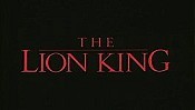 The Lion King (1994) Feature Length Theatrical Animated Film