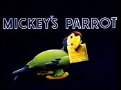 Mickey's Parrot Pictures In Cartoon