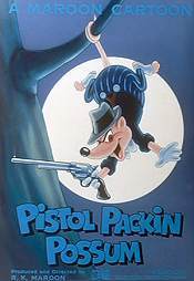 Pistol Packin' Possum Pictures Of Cartoon Characters