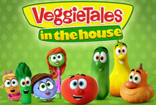 Veggie Tales In The House Web Cartoon Series Logo