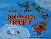 Stop Which Pigeon? Picture Into Cartoon