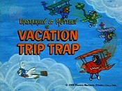 Vacation Trip Trap Picture Into Cartoon