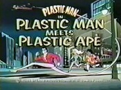 Plastic Man Meets Plastic Ape Picture Of Cartoon