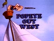 Popeye Out West Free Cartoon Pictures