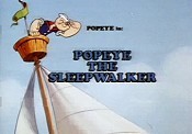 Popeye The Sleepwalker Free Cartoon Pictures