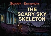 The Scary Sky Skeleton Cartoon Picture