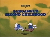 Gargamel's Second Childhood Cartoon Picture