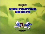 Fire-Fighting Smurfs Pictures Cartoons