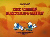 The Chief Recordsmurf Cartoon Picture