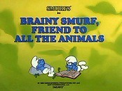 Brainy Smurf, Friend To All The Animals Pictures Cartoons