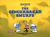 The Gingerbread Smurfs Cartoon Picture