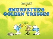 Smurfette's Golden Tresses Cartoon Picture