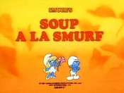 Soup A La Smurf Cartoon Picture