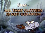 All That Glitters is Not Goldfish Free Cartoon Picture