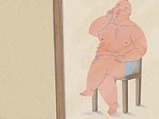 Man on the Chair Picture Of Cartoon