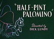Half-Pint Palomino Pictures Of Cartoons