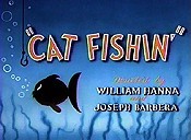Cat Fishin' Picture Of Cartoon