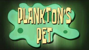 Plankton's Pet Picture Of Cartoon