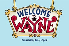 Welcome To The Wayne Web Cartoon Series Logo