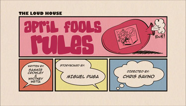 April Fools Rules Cartoon Character Picture