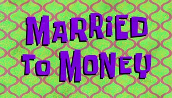 Married To Money Cartoon Pictures