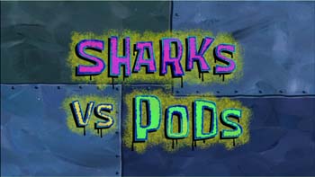 Sharks vs. Pods Cartoon Pictures