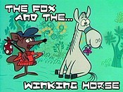The Fox and the Winking Horse Picture Of The Cartoon