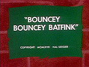 Bouncey Bouncey Batfink Pictures In Cartoon