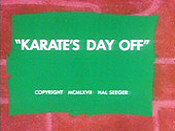 Karate's Day Off Pictures To Cartoon