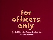 For Officers Only Cartoon Pictures