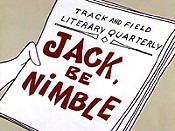 Jack, Be Nimble The Cartoon Pictures