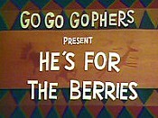 He's For The Berries Picture Of Cartoon