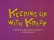 Keeping Up With Krazy Free Cartoon Pictures
