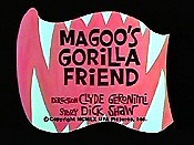 Magoo's Gorilla Friend Picture Of Cartoon