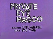 Private Eye Magoo Cartoon Pictures