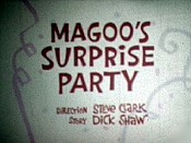 Magoo's Surprise Party Cartoon Pictures