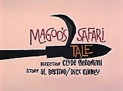 Magoo's Safari Tale Cartoon Pictures