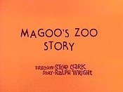 Who's Zoo Magoo? Cartoon Pictures