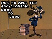 How to Sell the Encyclopedia Door to Door Pictures In Cartoon