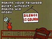 Making Your Neighbor Quiet, Without Making Him Angry Pictures In Cartoon