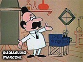 Guglielmo Marconi Cartoon Picture