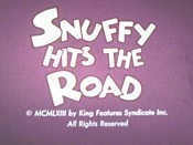 Snuffy Hits The Road Pictures Cartoons